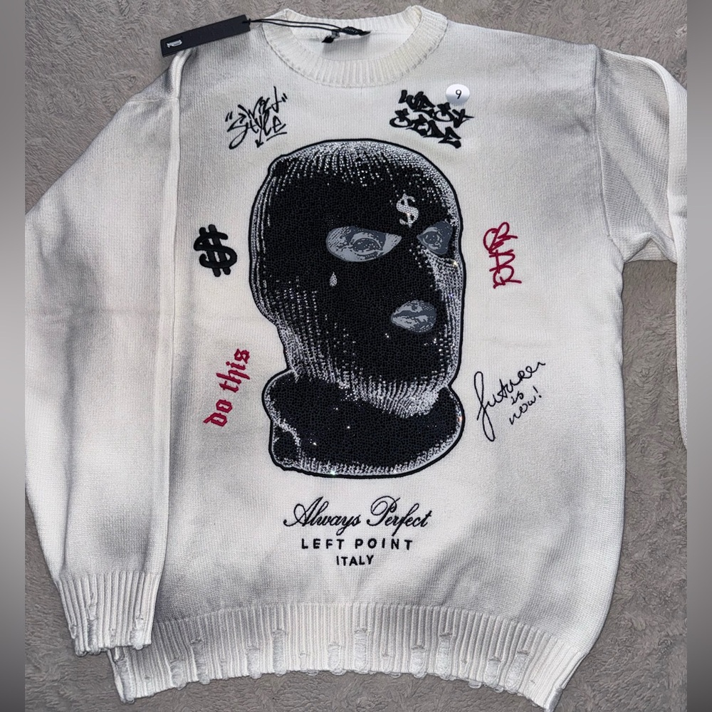 LeftPoint Sweater - White Large